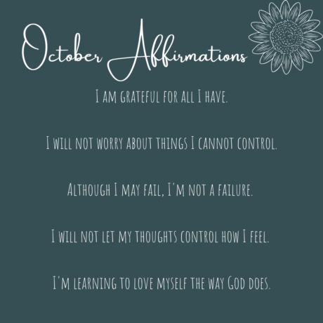 October Affirmations